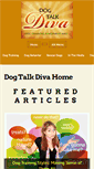 Mobile Screenshot of dogtalkdiva.com